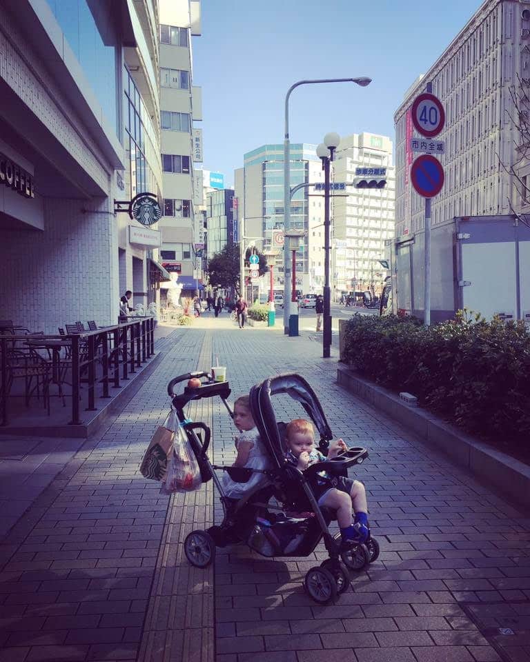 city street double stroller