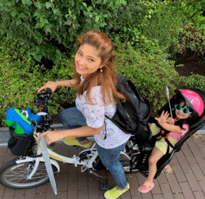 bicycle attached child bicycle